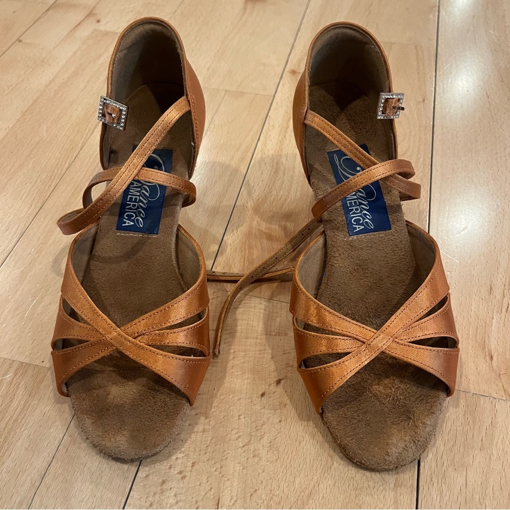 Tan Strappy Sandals